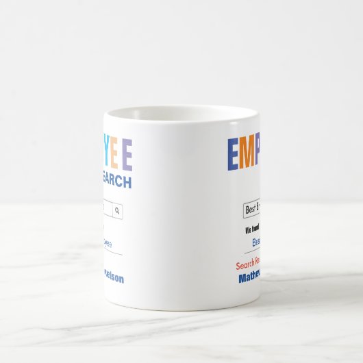 Funny Custom Best Mitarbeiter Geschenk Kaffeetasse (Mittel)