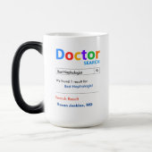 Funny Custom Best Nephrologist Verwandlungstasse (Links)