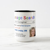 Funny Custom Best Nurse Search Tasse (Mittel)