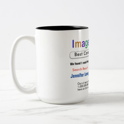 Funny Custom Best Nurse Search Tasse (Links)