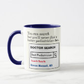 Funny Custom Best Pediatrician Geschenk Tasse (Links)