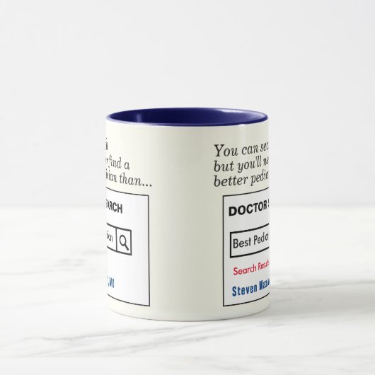 Funny Custom Best Pediatrician Geschenk Tasse (Zentrum)