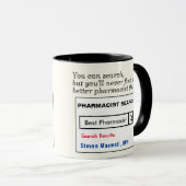 Funny Custom Best Pharmaceutical Gift Tasse (VorderseiteRechts)