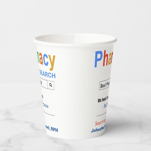 Funny Custom Best Pharmaceuticals Geschenk Pappbecher (Links)