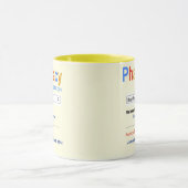 Funny Custom Best Pharmaceuticals Gift Tasse (Zentrum)