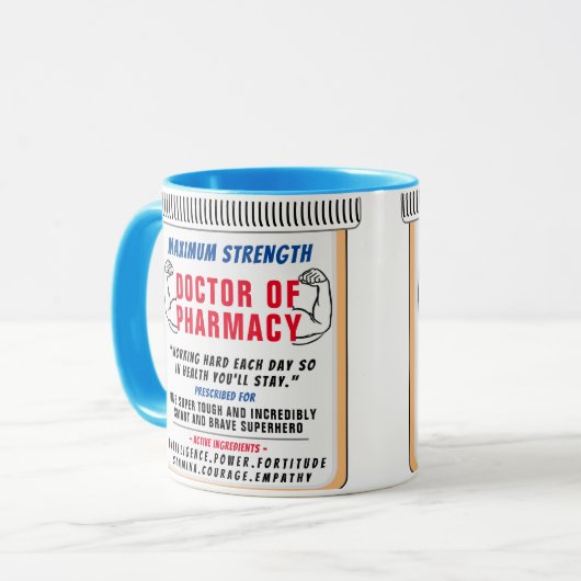 Funny Custom Best Pharmaceuticals Gift Tasse (Vorderseite Links)