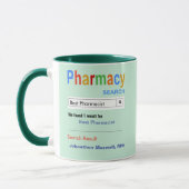 Funny Custom Best Pharmaceuticals Gift Tasse (Links)