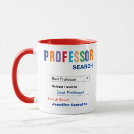 Funny Custom Best Professor Geschenk Tasse