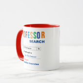 Funny Custom Best Professor Geschenk Tasse (Vorderseite Links)