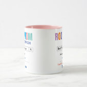 Funny Custom Best Room Mama Gift Tasse (Zentrum)