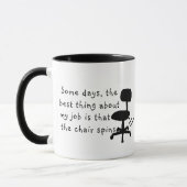 Funny Custom Best Sache über meine Job Sarcasm Tasse (Links)