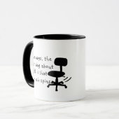 Funny Custom Best Sache über meine Job Sarcasm Tasse (Vorderseite Links)