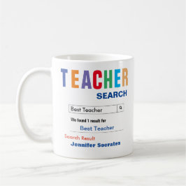 Funny Custom Best Teacher Geschenk Kaffeetasse