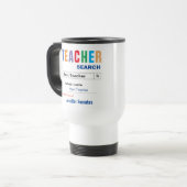 Funny Custom Best Teacher Geschenk Reisebecher (Vorderseite Links)
