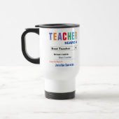 Funny Custom Best Teacher Geschenk Reisebecher (Links)