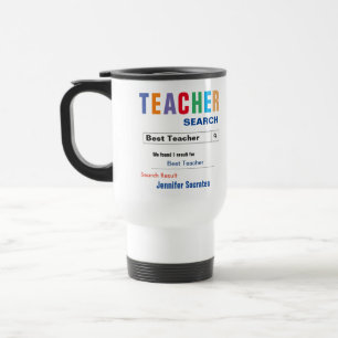 Funny Custom Best Teacher Geschenk Reisebecher
