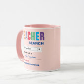 Funny Custom Best Teacher Geschenk Tasse (Vorderseite Links)