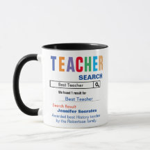 Funny Custom Best Teacher Geschenk