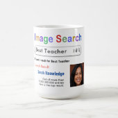 Funny Custom Best Teacher Suche Geschenke Tasse (Mittel)