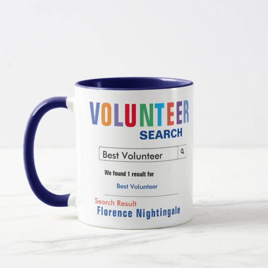 Funny Custom Best Volunteer Geschenk Tasse (Links)