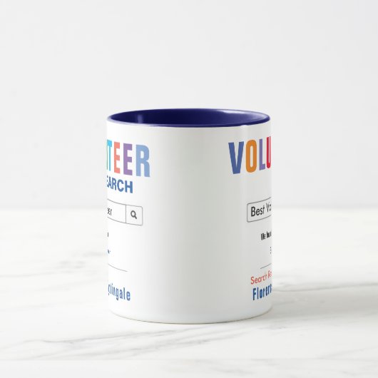 Funny Custom Best Volunteer Geschenk Tasse (Zentrum)