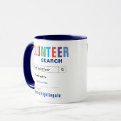 Funny Custom Best Volunteer Geschenk Tasse (Vorderseite Links)