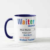 Funny Custom Best Waiter Tasse (Links)