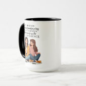 Funny Custom BESTE FREUNDIN Tasse (Vorderseite Links)
