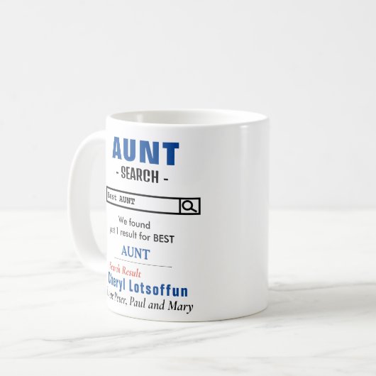 Funny Custom Beste Tasse (Vorderseite Links)