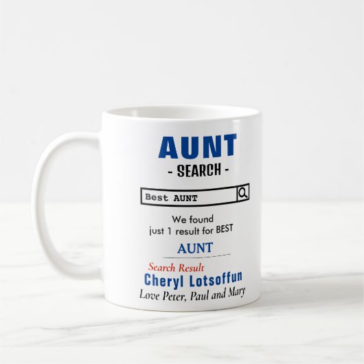 Funny Custom Beste Tasse (Links)