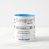 Funny Custom Bester Caregiver Tasse (Zentrum)