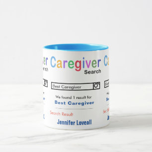 Funny Custom Bester Caregiver Tasse