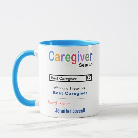 Funny Custom Bester Tasse (Links)