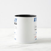 Funny Custom Bestes Anwalt Geschenk Tasse (Zentrum)