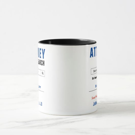 Funny Custom Bestes Anwalt Geschenk Tasse (Zentrum)