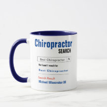 Funny Custom Bestes Chiropractor Geschenk Tasse