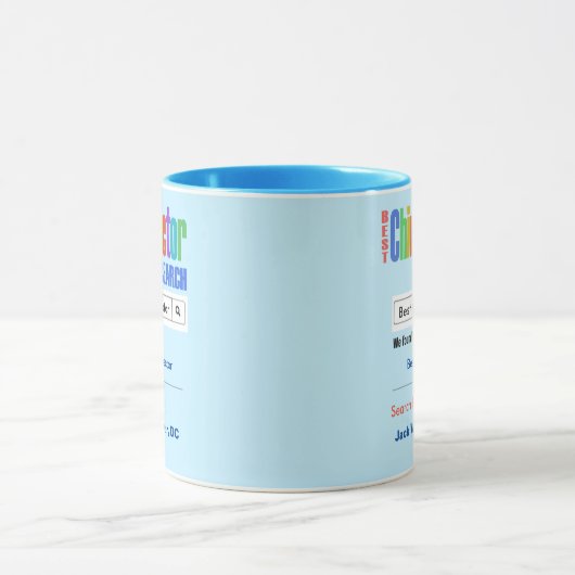 Funny Custom Bestes Chiropractor Geschenk Tasse (Zentrum)