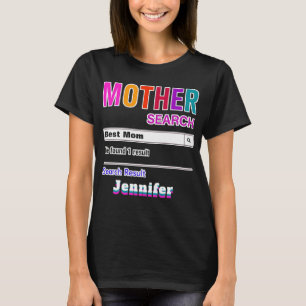 Funny Custom Bestes Mama Geschenk T-Shirt
