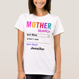 Funny Custom Bestes Mama Geschenk T-Shirt
