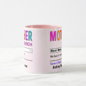 Funny Custom Bestes Mama Geschenk Tasse (Zentrum)