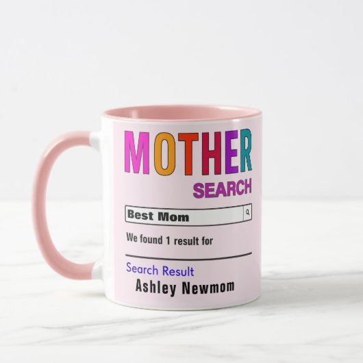 Funny Custom Bestes Mama Geschenk Tasse (Links)