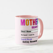 Funny Custom Bestes Mama Geschenk Tasse (VorderseiteRechts)