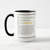 Funny Custom Book Club Tasse (Links)