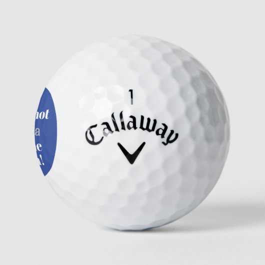 Funny Custom bringt mich ins Sprichwort Golfball (Logo)