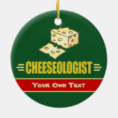 Funny Custom Chec Weihnachten Keramikornament (Hinten)