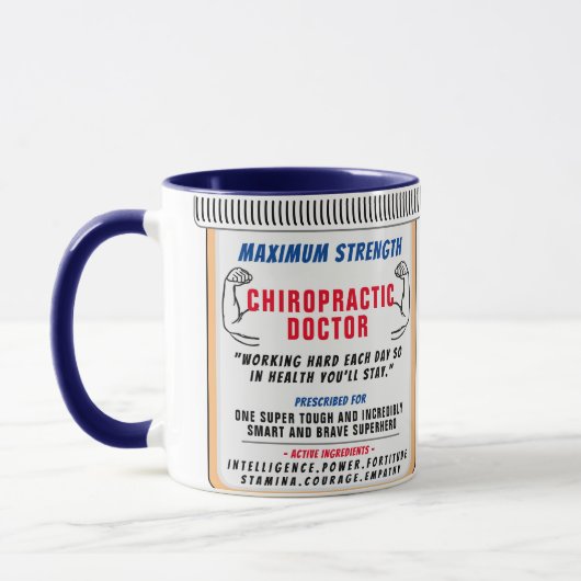 Funny Custom Chiropractor Geschenk Tasse (Links)