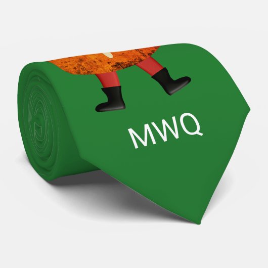 Funny Custom Christmas Krawatte (Gerollt)