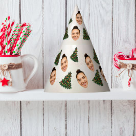 Funny Custom Christmas Party Hat with Your Face  Partyhütchen