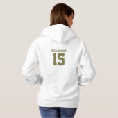 Funny Custom Cricket Geburtstag Geburtsname Hoodie (Schwarz voll)