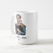 Funny Custom Degree Graduate Witty Quote Kaffeetasse (Vorderseite Links)
